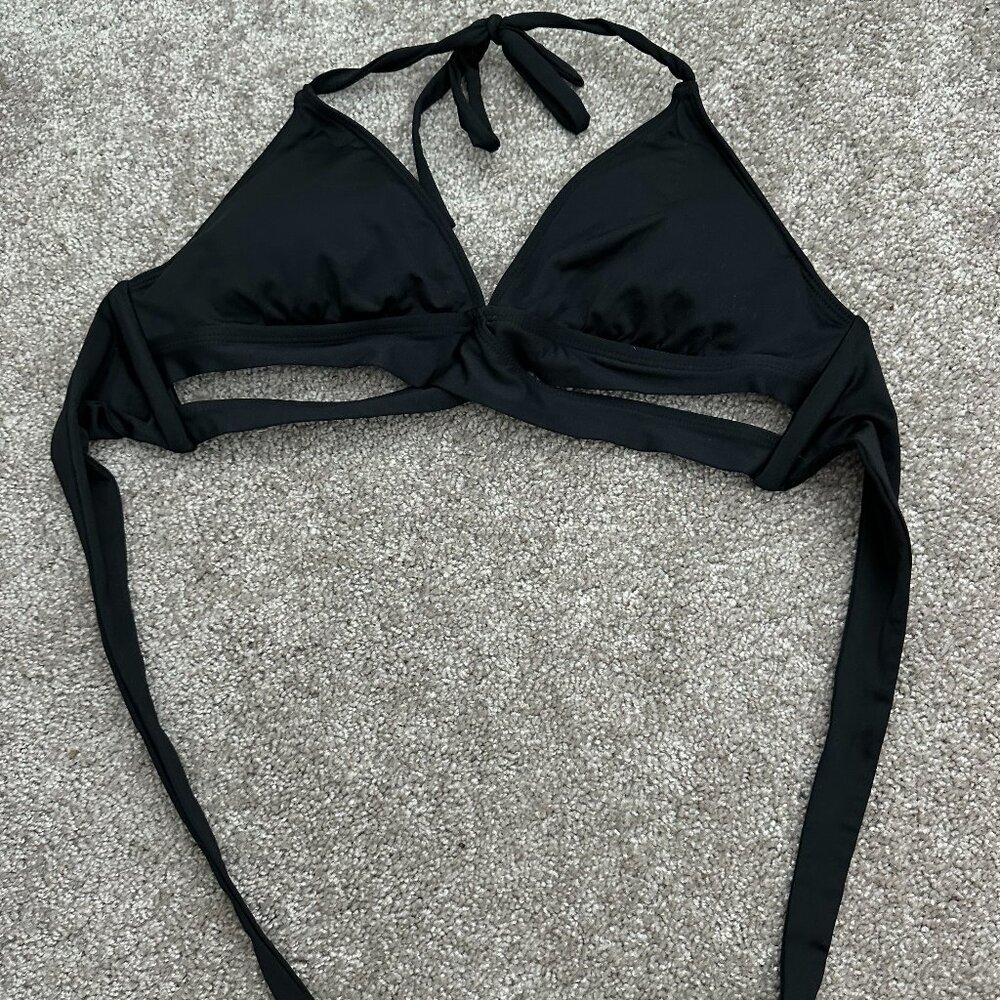 Black swim top